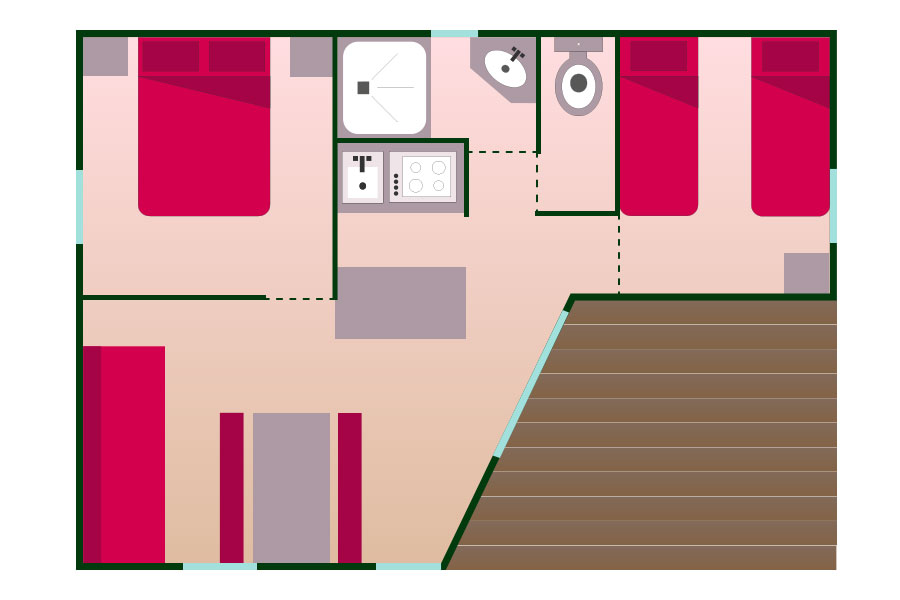 Plan Chalet Bastidon Beau Rivage