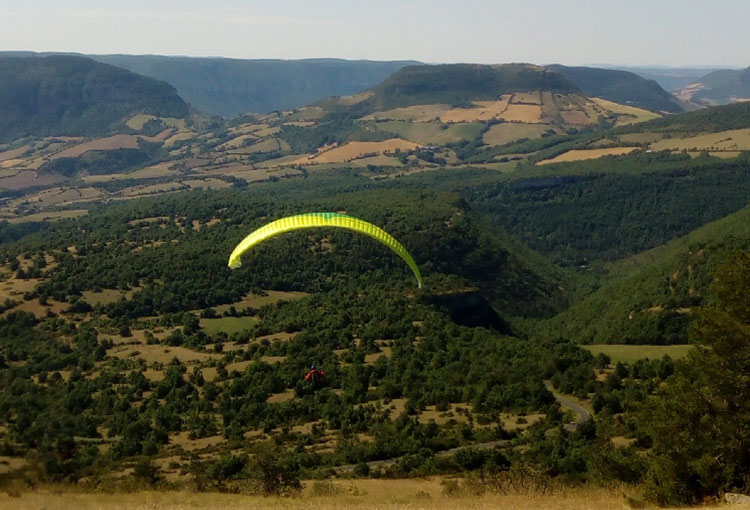 Parapente en Aveyron