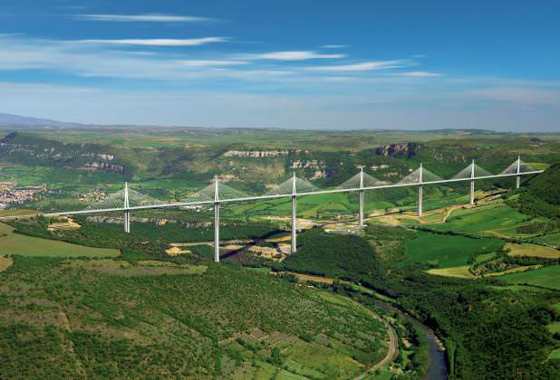 Viaduc de Millau en Aveyron